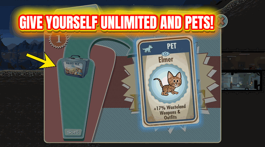 Fallout Shelter — Loot Crate (Give Items) (screenshot 2)